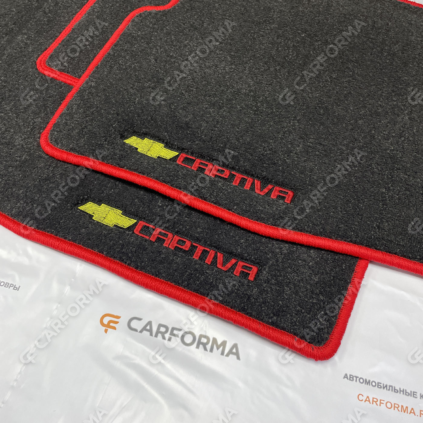 Ворсовые коврики на Chevrolet Captiva 2006&nbsp;-&nbsp;2016 в Иркутске