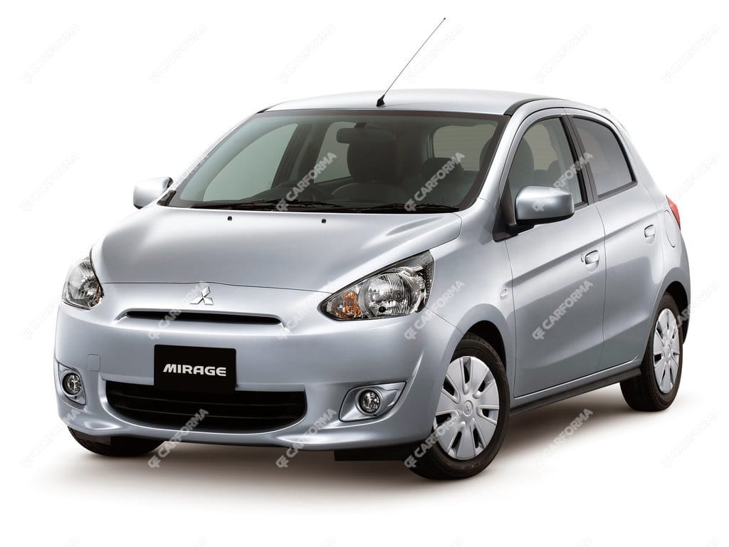 Ворсовые коврики на Mitsubishi Mirage VI 2012 - 2025