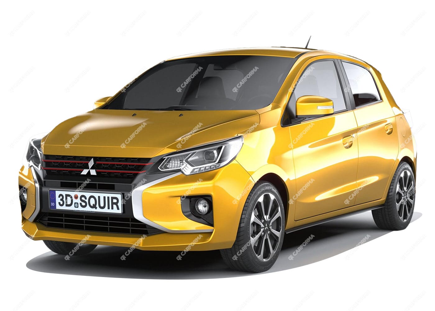 Ворсовые коврики на Mitsubishi Mirage VI 2012 - 2025