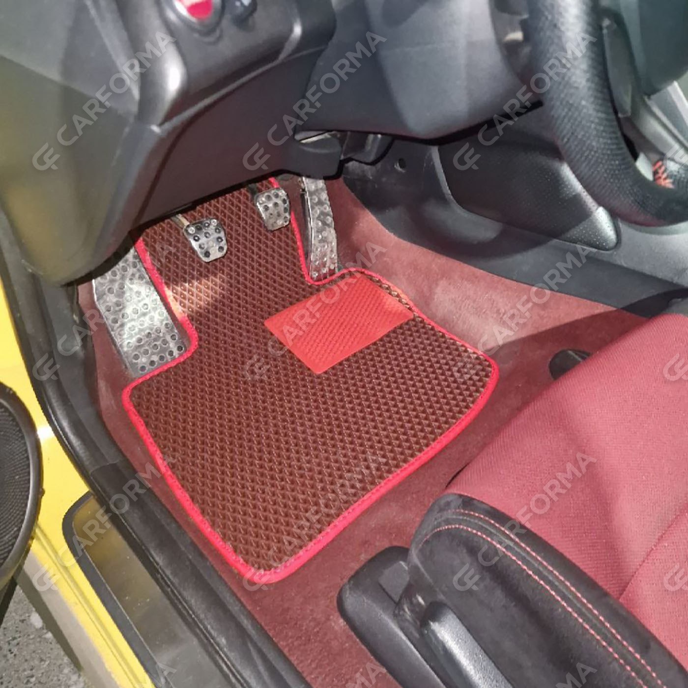 Ворсовые коврики на Honda Civic VIII 3d 2006&nbsp;-&nbsp;2011 в Иркутске