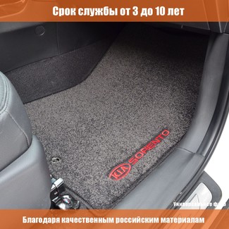 Ворсовые коврики на Renault Logan II 2012 - 2022 в Иркутске