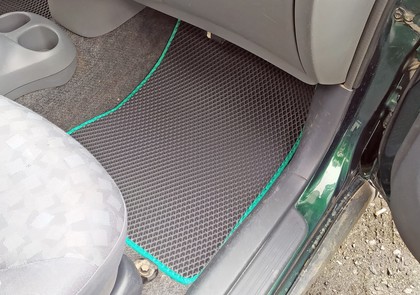 Ворсовые коврики на Toyota Echo 1999 - 2006 в Иркутске