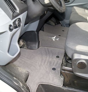 Ворсовые коврики на Ford Transit VII 2014 - 2025 в Иркутске