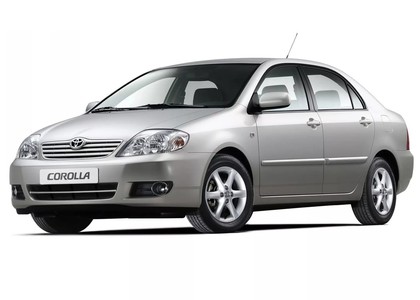 Ворсовые коврики на Toyota Corolla (E12) 2000 - 2007 в Иркутске