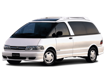 Ворсовые коврики на Toyota Estima I 1990 - 1999 в Иркутске