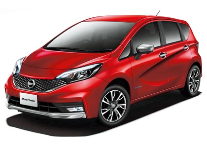 Ворсовые коврики на Nissan Note E-Power (E12) 2016 - 2020 в Иркутске