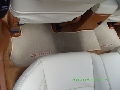 Ворсовые коврики на Infiniti FX I 2003 - 2008 в Иркутске
