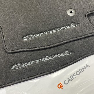 Коврики на KIA Carnival III 7 мест 2014 - 2021 в Иркутске Коврики на KIA Carnival III 7 мест 2014 - 2021 в Иркутске