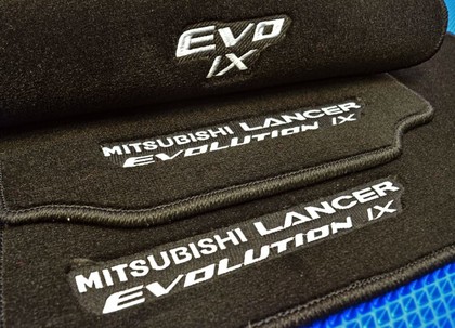 Ворсовые коврики на Mitsubishi Lancer Evolution IX 2005 - 2007 в Иркутске