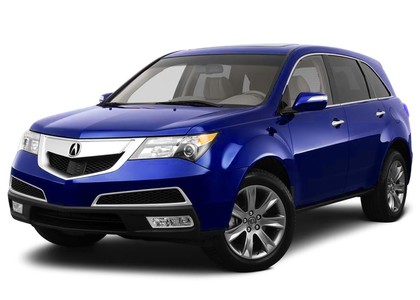 Ворсовые коврики на Acura MDX II 2006 - 2013 в Иркутске