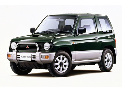 Ворсовые коврики на Mitsubishi Pajero Mini I 1994 - 1998 в Иркутске