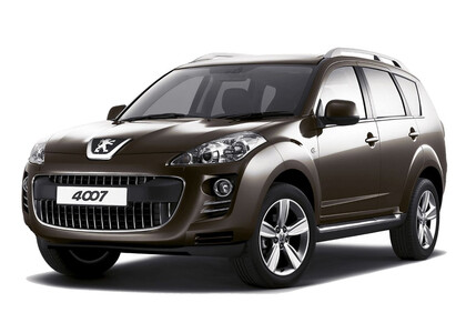 Ворсовые коврики на Peugeot 4007 2007 - 2012 в Иркутске