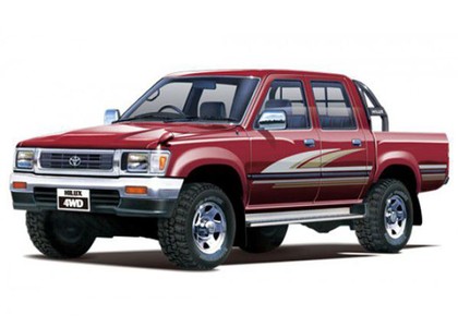 Ворсовые коврики на Toyota Hilux V 1988 - 1997 в Иркутске
