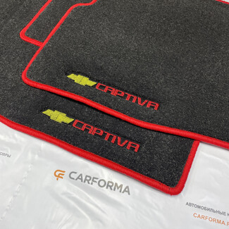 Ворсовые коврики на Chevrolet Captiva 2006 - 2016 в Иркутске Ворсовые коврики на Chevrolet Captiva 2006 - 2016 в Иркутске