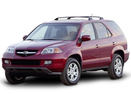 Ворсовые коврики на Acura MDX I 2000 - 2006 в Иркутске