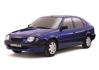 Ворсовые коврики на Toyota Corolla (E11) 1997 - 2001 в Иркутске