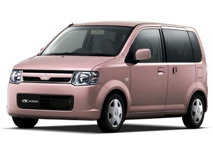 Ворсовые коврики на Mitsubishi eK Wagon II 2006 - 2013 в Иркутске