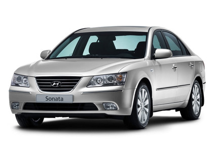 Ворсовые коврики на Hyundai Sonata 5 (NF) 2004 - 2010 в Иркутске