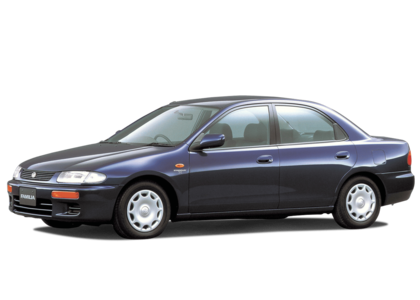 Ворсовые коврики на Mazda Familia (BH) 1994 - 1999 в Иркутске