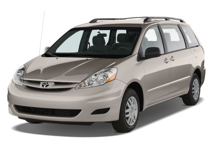 Ворсовые коврики на Toyota Sienna II 2003 - 2010 в Иркутске