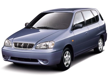 Ворсовые коврики на KIA Carens I 1999 - 2006 в Иркутске