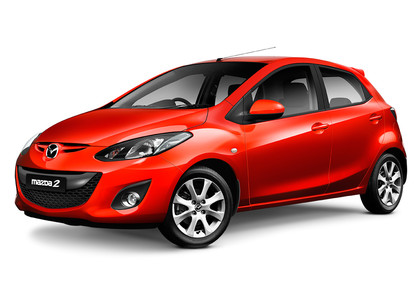 Ворсовые коврики на Mazda 2 2007 - 2015 в Иркутске