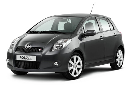 Ворсовые коврики на Toyota Yaris II 2005 - 2011 в Иркутске