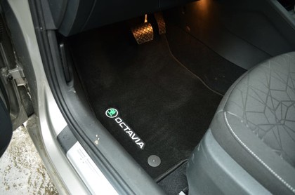 Ворсовые коврики на Skoda Octavia A7 2013 - 2020 в Иркутске