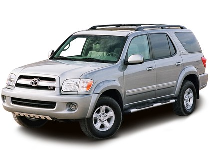Ворсовые коврики на Toyota Sequoia I 2001 - 2008 в Иркутске