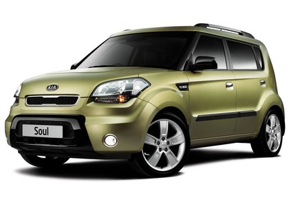 Ворсовые коврики на KIA Soul I 2009 - 2013 в Иркутске