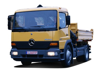 Ворсовые коврики на Mercedes Atego 1998 - 2025 в Иркутске