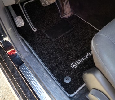 Ворсовые коврики на Mercedes GLK (X204) 2008 - 2015 в Иркутске