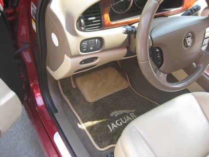 Ворсовые коврики на Jaguar S-Type 1998 - 2008 в Иркутске