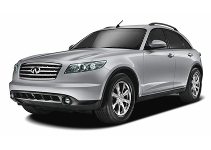 Ворсовые коврики на Infiniti FX I 2003 - 2008 в Иркутске