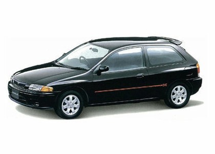Ворсовые коврики на Mazda Familia (BH) 1994 - 1999 в Иркутске