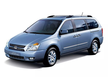Ворсовые коврики на KIA Carnival II 2006 - 2014 в Иркутске