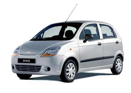 Ворсовые коврики на Chevrolet Spark II 2005 - 2010 в Иркутске