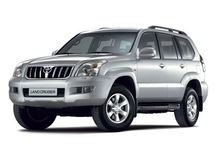 Ворсовые коврики на Toyota Land Cruiser Prado 120 2002 - 2009 в Иркутске