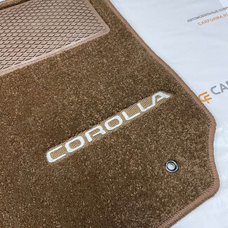 Ворсовые коврики на Toyota Corolla (E10) 1991 - 2002 в Иркутске Ворсовые коврики на Toyota Corolla (E10) 1991 - 2002 в Иркутске