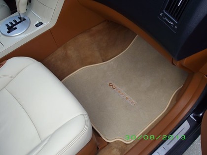 Ворсовые коврики на Infiniti FX I 2003 - 2008 в Иркутске