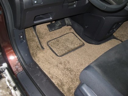 Ворсовые коврики на Honda CR-V III 2006 - 2012 в Иркутске