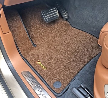Ворсовые коврики на Porsche Cayenne II 2010 - 2018 в Иркутске