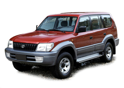 Ворсовые коврики на Toyota Land Cruiser Prado 95 1996 - 2002 в Иркутске