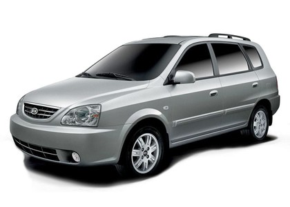 Ворсовые коврики на KIA Carens I 1999 - 2006 в Иркутске