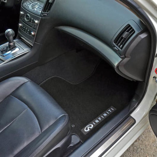Ворсовые коврики на Infiniti G IV Sedan 2006 - 2014 в Иркутске