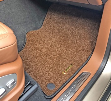 Ворсовые коврики на Porsche Cayenne II 2010 - 2018 в Иркутске